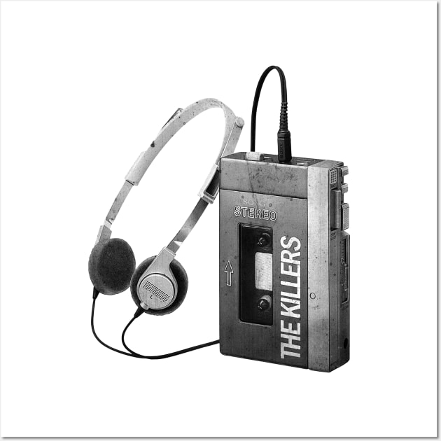 Walkman Play The Killers Song Wall Art by XRODOX XLOROX